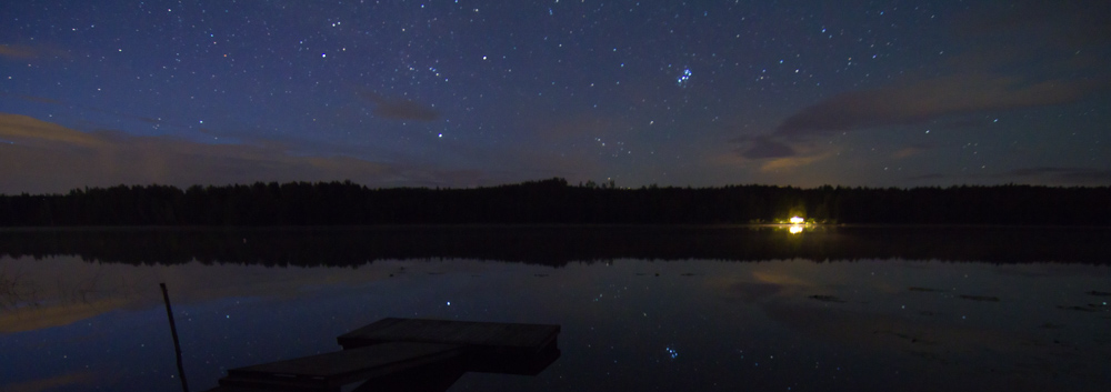 Lake at night